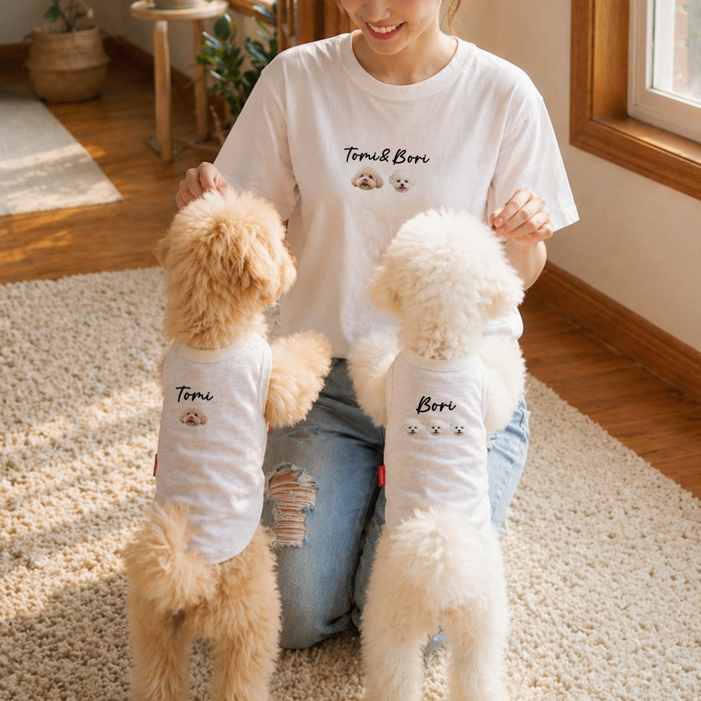 강아지 커스텀 민소매 상세 안내