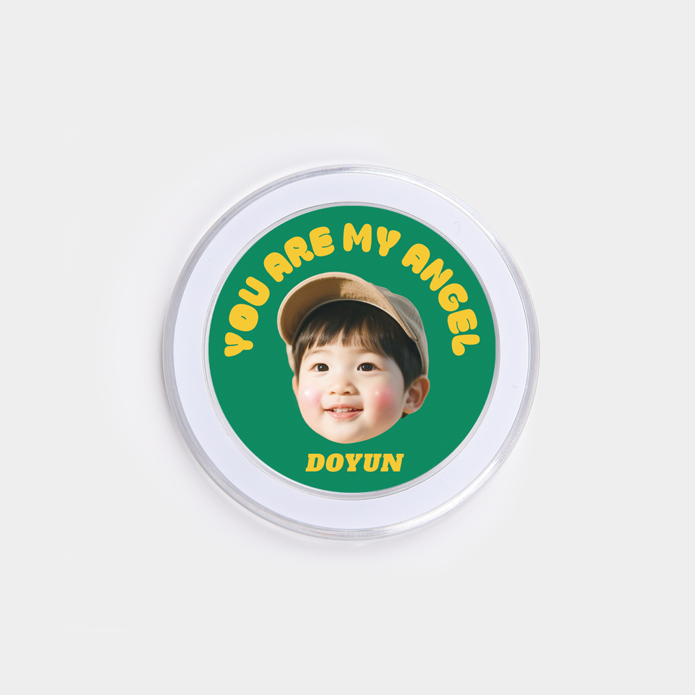 우리 아이 커스텀 그립톡 · 비타톡톡 · 그린 상세 안내